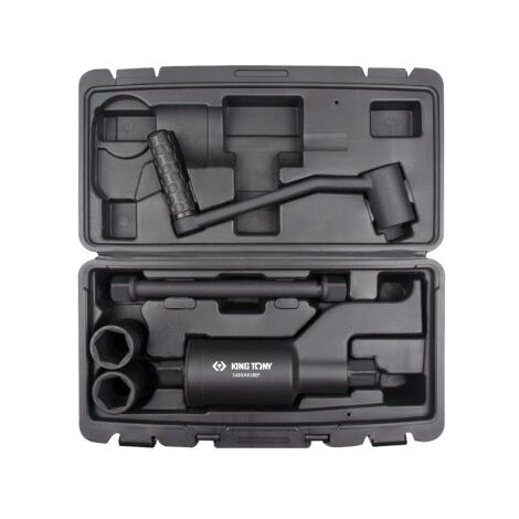 Débloqueur de roues 1:47 – Démultiplicateur de couple 4700 Nm – Douilles 32 mm et 33 mm incluses – Outil professionnel pour poids lourds – King Tony