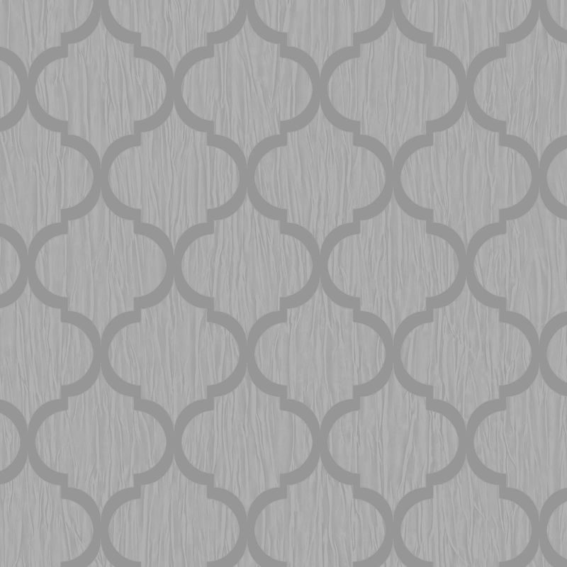 Glitter Trellis Wallpaper Silver Metallic Sparkle Geometric Debona Crystal