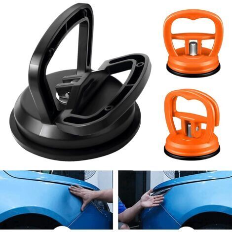 Debosselage Carrosserie, Kit de Débosselage de Voiture, 3 Pièce Extracteur de Bosses de Voiture, Ventouse Carrosserie, Kit de Réparation pour Bosselage De Voiture, écran, Verre, Carrelage