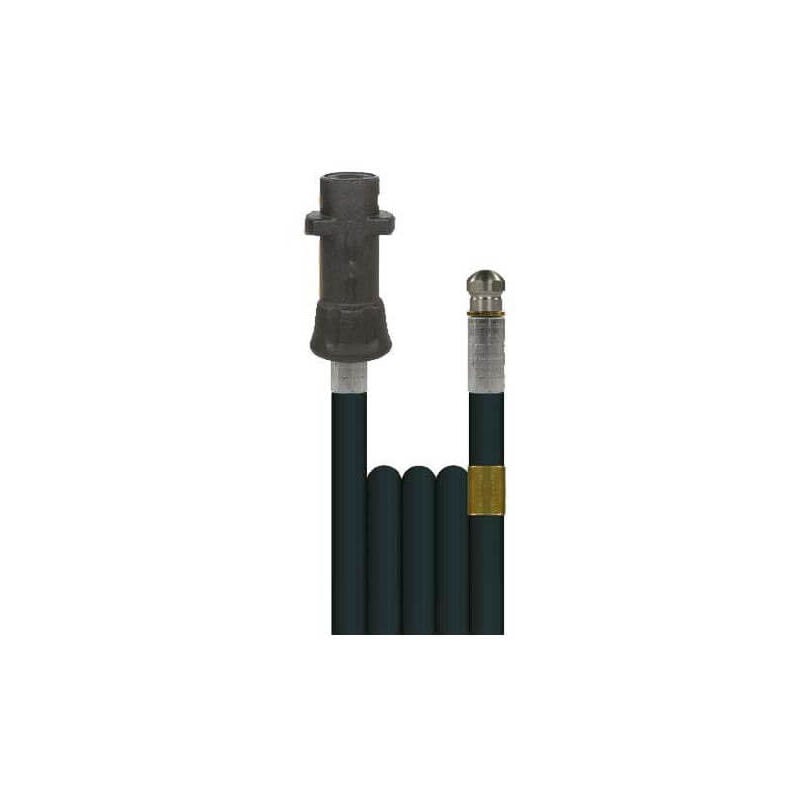 Débouche canalisation: flexible 20m + buse haute pression Karcher -