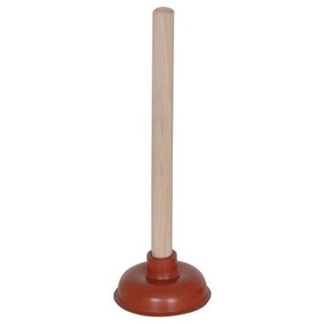 Débouche évier & lavabo avec manche en bois MSV