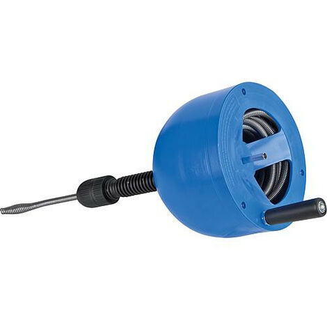 déboucheur à spirale flexible avec tete de massue et mandrin lg 9500 mm - diam 10 mm