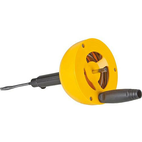 déboucheur à spirale flexible avec tete de massue incorporée lg 4500 mm - diam 6,4 mm