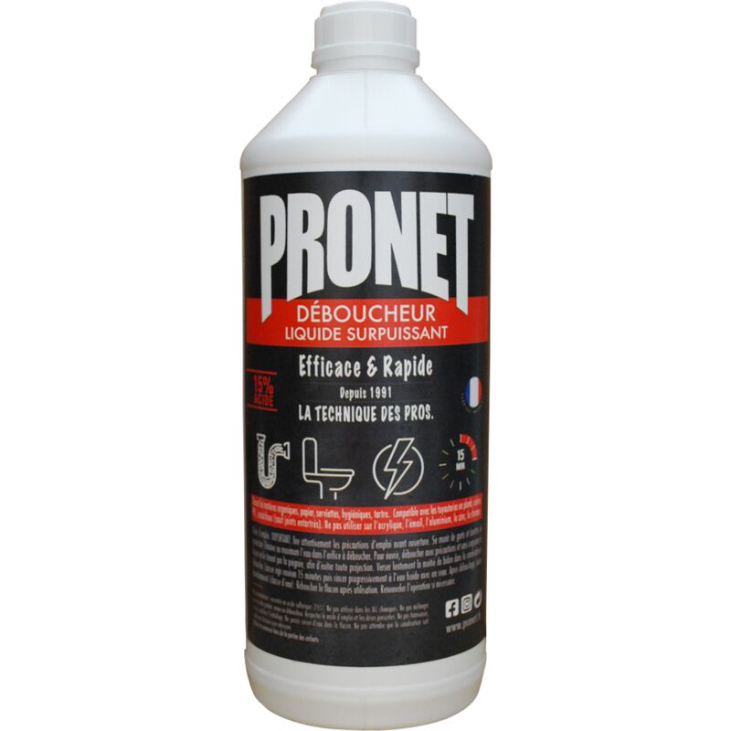 Déboucheur canalisation 1 litre - Pronet