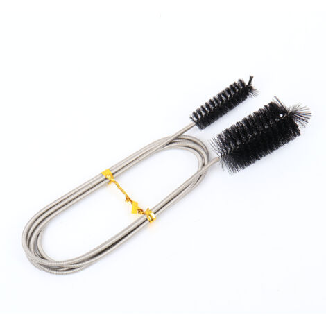 Déboucheur de canalisation, brosse de vidange en acier inoxydable pour déboucher l'évier, les cheveux, les longs outils de nettoyage de plomberie, outil de nettoyage de bouchon, outil de brosse