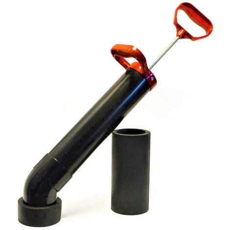 Déboucheur de canalisation pour éviers et WC – Piston robuste avec étanchéité brevetée – Poignées solides pour pression maximale