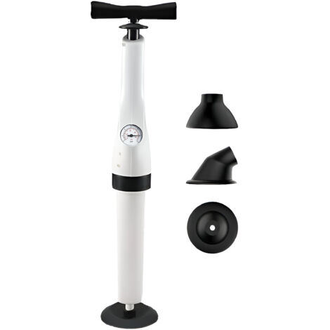 Déboucheur de lavabo Manomètre de pression Piston gonfleur évacuation WC lavabo