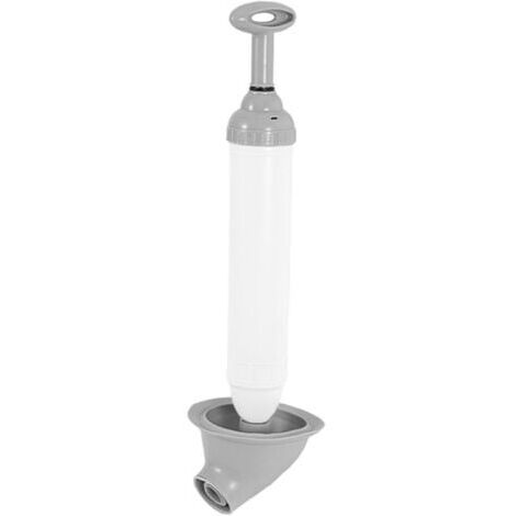 Déboucheur de Toilette à Air Comprimé, Ventouse Deboucheur WC Têtes de Piston et Gonfleur, Débouchage Canalisation Débouchage pour Toilette, Déboucheur WC Deboucheur Canalisation (Blanc)