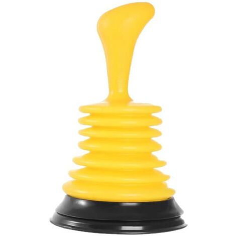 Déboucheur d'évier pour déboucher les canalisations – Puissant piston de toilettes et de cuisine pour nettoyage des canalisations de salle de bain, évier, douche et baignoire