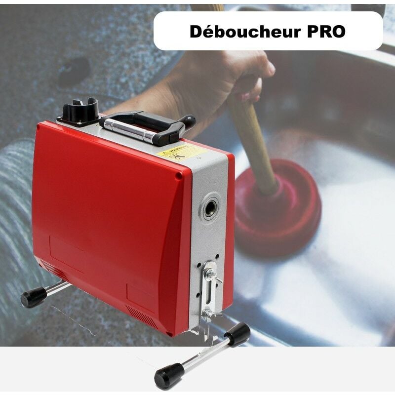 Le Poisson Qui Jardine - Déboucheur portatif professionnel avec accessoires inclus