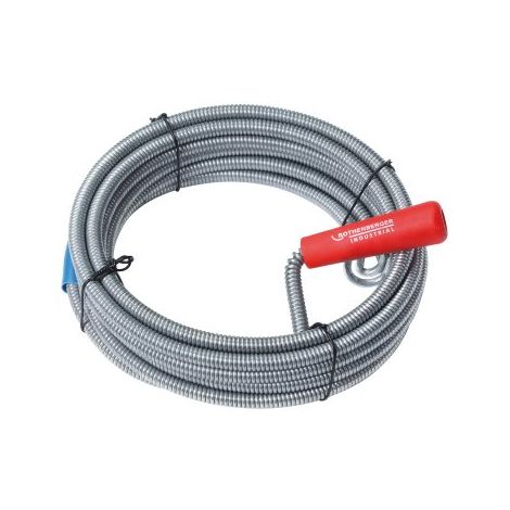 Ducomi Déboucheur à spirale - Déboucheur à ressort pour vidanges, lavabos  et douches - Sonde manuelle pour tuyaux de salle de bain et cuisine facile  à utiliser, économie maximale (5 m) 