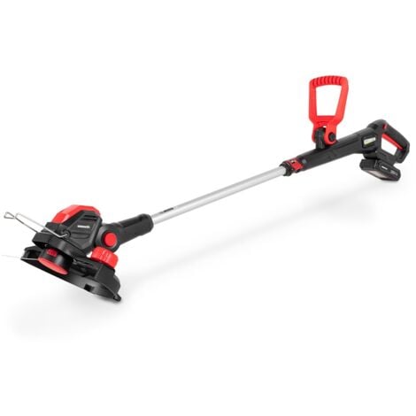 Débroussailleuse à batterie au lithium 20V, pour 2,0Ah/4,0Ah, batterie et chargeur inclus, tête réglable 5 positions, vitesse de coupe 8000 RPM - Greencut GGT200L