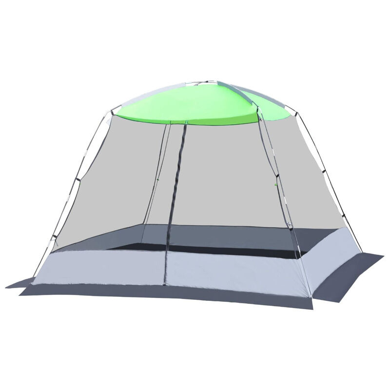 LIFCAUSAL Tente Polyvalente 190T Polyester avec Moustiquaire Intégrée Solution Camping, Plage et Jardin Familial (Pavillon, Auvent Anti-Insectes)