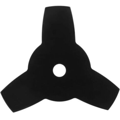 débroussailleuse Coupe-Herbe tête Couteau Lame de Coupe 3 Dents 3 T Universel Jardin Tondeuse à Gazon Lame Noir（Diamètre intérieur : 25.4 mm）