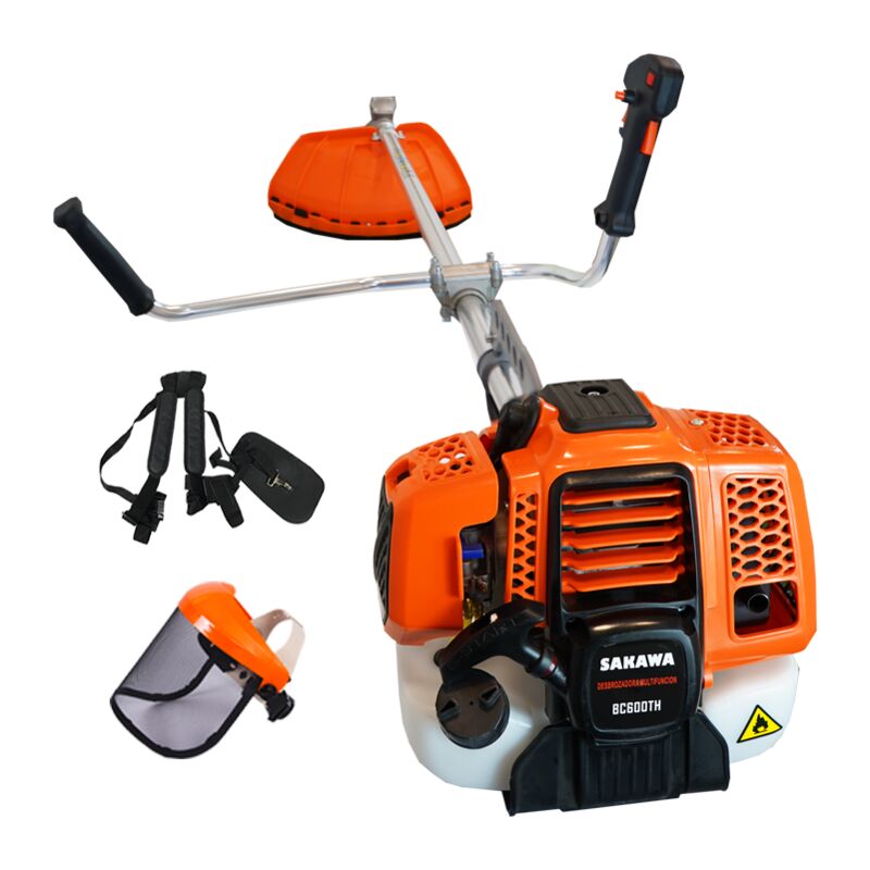 Debroussailleuse à essence 48cc Barre Fixe 32mm + Masque de protection