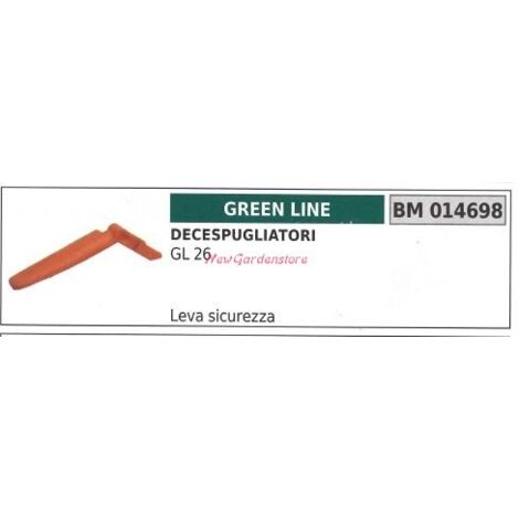 Débroussailleuse GREENLINE GL 26 014698 Levier de sécurité de l'accélérateur