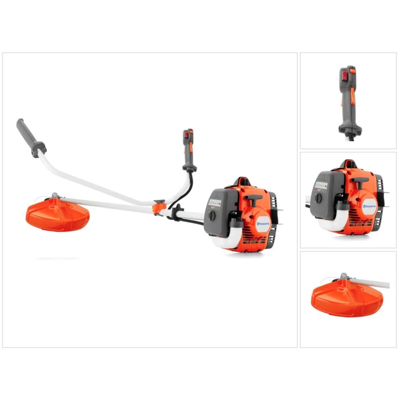 Débroussailleuse thermique Husqvarna tête nylon + lame moteur 27.6cm³
