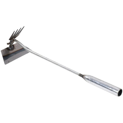Débroussailleuse multifonctionnelle avec manche, 4 dents, 40 cm
