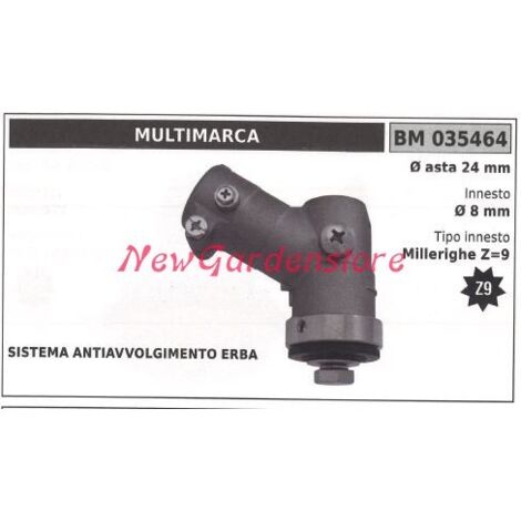 Débroussailleuse, paire d'engrenages coniques 035464 Arbre Ø 24 Arbre Ø 8 millerighe Z 9