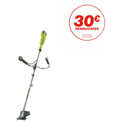 Débroussailleuse RYOBI 18V OnePlus LithiumPlus - 1 batterie 4.0Ah - 1 chargeur rapide 2.0Ah - RBC18X20B4F