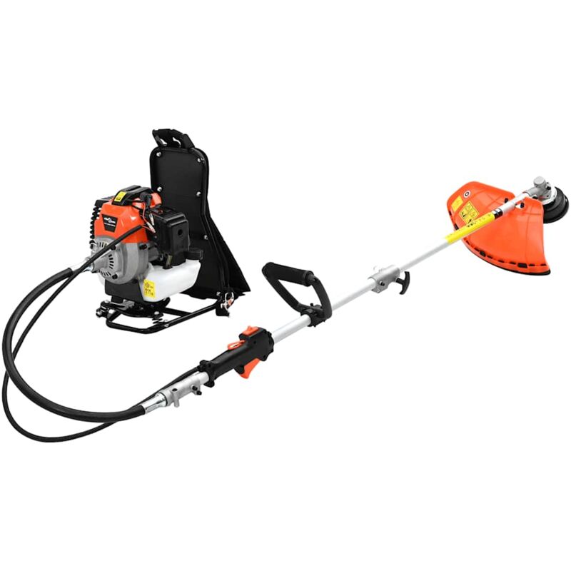 Débroussailleuse sac à dos conception orange 52 cc 1,45 kW Vidaxl