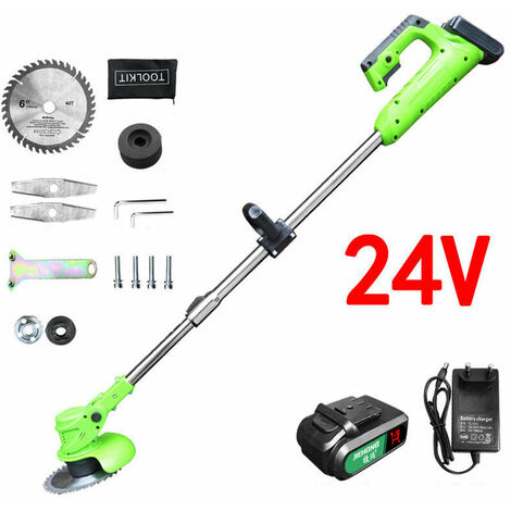 Débroussailleuse sans fil avec batterie 24V 8000mAh