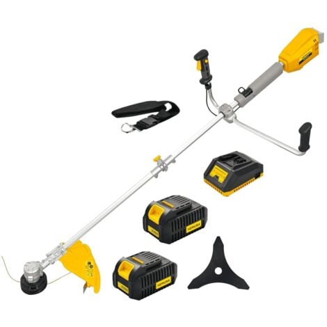 Débroussailleuse sur batterie NEMURA 40V - L: 43cm + Fil + Lame + 2 Batteries 4Ah + Chargeur Rapide