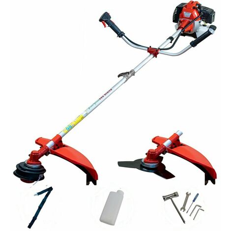 Débroussailleuse thermique 2en1 65cc 4,9cv - Powerground Pro Series