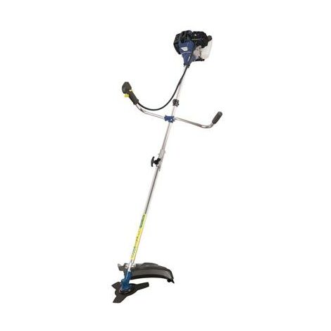 Ribiland – Débroussailleuse thermique 42,7cc – Moteur 2 temps 1200W – Démarrage manuel – Poignées réglables pour terrains difficiles