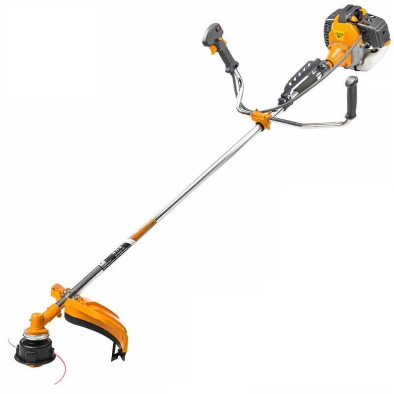 Débroussailleuse thermique avec moteur 2 temps 49 cm³ 6 cv effectif + kit d'accessoires