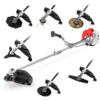 Débroussailleuse thermique 65cc avec 7 accessoires pour coupe -Greencut