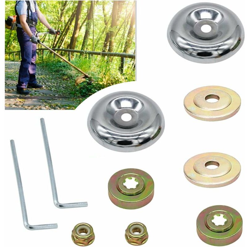 Debroussailleuse Universelle Kit De Fixation D'Écrou Accessoires De Débroussailleuse Pièces De Tondeuse Gazon Accessoire De Rechange 10 Pièces