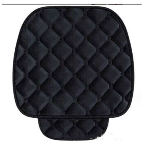 Debuns – Couvre-siège de voiture en velours noir – Housse antidérapante avec poche de rangement – Confort optimal pour animaux de compagnie