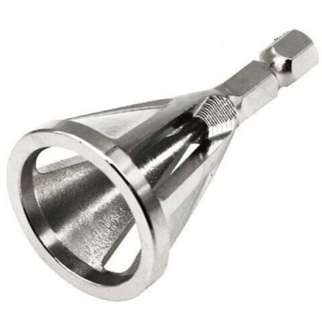 Deburring Cutter for Tubes and Threaded Rods Ø4-20mm, 6.35mm Hex Shank, Precision Metalworking Tool