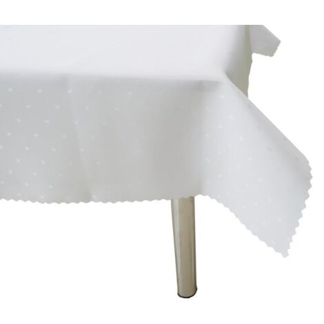 DEC4976 Nappe blanche 130 x 160 cm