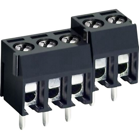 DECA 1192188 Schraubklemmblock 1.31 mm² Polzahl 2 Schwarz 1 St.