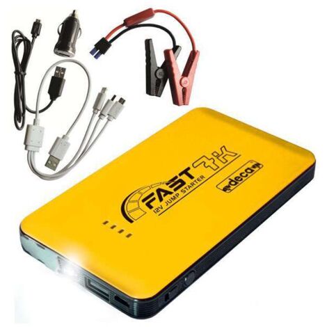 Deca Avviatore Batterie Fast 300 - Booster Portatile 12V - 3 Funzioni