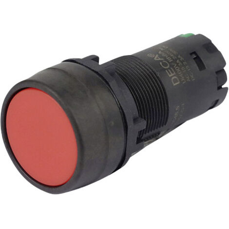 DECA CP2B-A1E10R Druckschalter 400 V 8 A Rot rastend  (L x B x H) 29.9 x 20.5 x 55.5 mm  1 St.