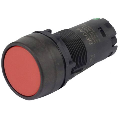 DECA CP2B-A1E10R Interrupteur à pression 400 V 8 A rouge à accrochage (L x l x H) 29.9 x 20.5 x 55.5 mm 1 pc(s) R688862