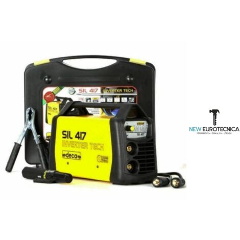 Deca  sil 417 saldatrice inverter ad elettrodo e tig 170 amp c/valigetta e acc
