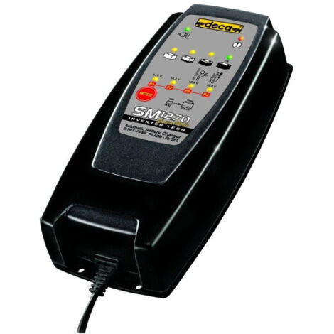 Deca Sm1270 Chargeur De Batterie Pour Moto Et Voiture 14ah à 225ah Chargeur De Batterie 12v