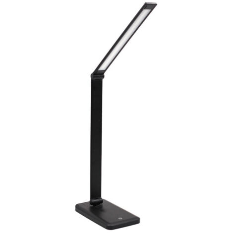 Decada Nero Flexo 7W 525lm 6000K Pieghevole Touch 60x11x19 cm