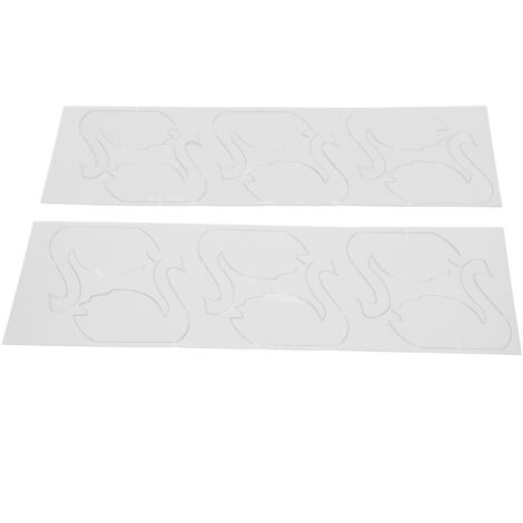 Décal mural cygne miroir acrylique autocollant, décoration créative pour chambre bébé et salon (argenté)
