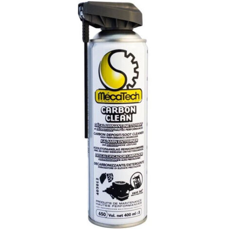 Décalaminant nettoyant et dégraissant carbon clean 400ml Mecatech