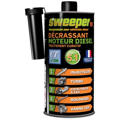 Décalaminateur moteur diesel 1L – Nettoyage injecteurs et turbocompresseurs – Améliore rendement et réduit consommation carburant