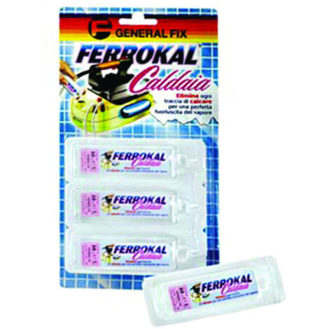 Decalcificante ferrokal per caldaia - 3 fiale monodosi x 50 ml