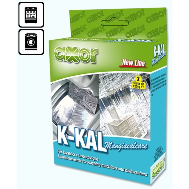 DECALCIFICANTE IN POLVERE LAVATRICE E LAVASTOVIGLIE 2 Buste da 125gr