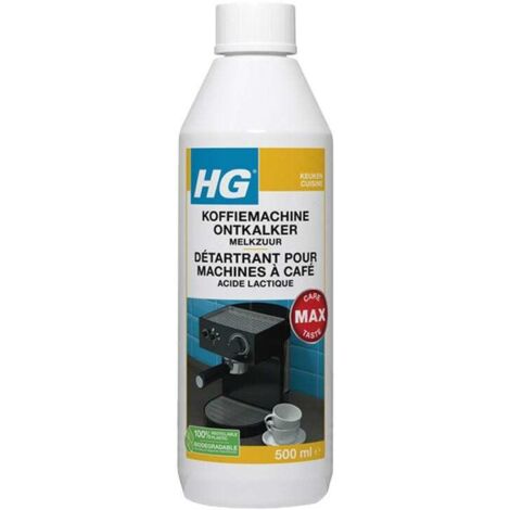 Decalcificante per macchine da caffè HG con acido lattico (500 ml)