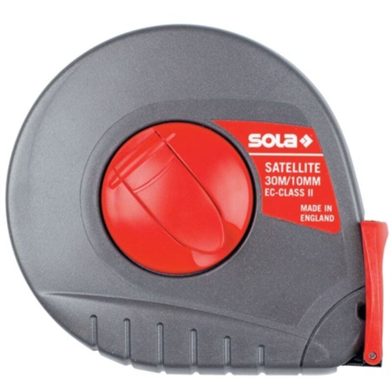 Sola Kapselbandmaß L.20m B.10mm weiß lackiert Genauigk.II