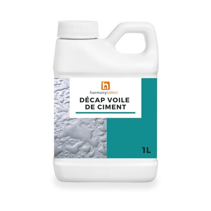 Décapant voile Ciment - Décap ciment - 1 L - Harmony Béton